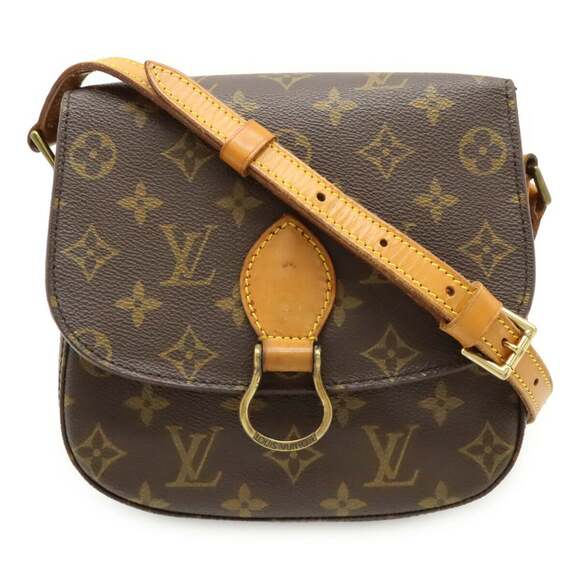 LOUIS VUITTON Authentic Brown Monogram Pochette Shoulder Bag